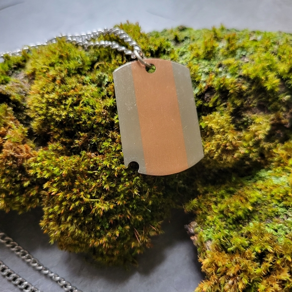 Coppercraft Guild Dogtag Pendant Necklace - Picture 7 of 7